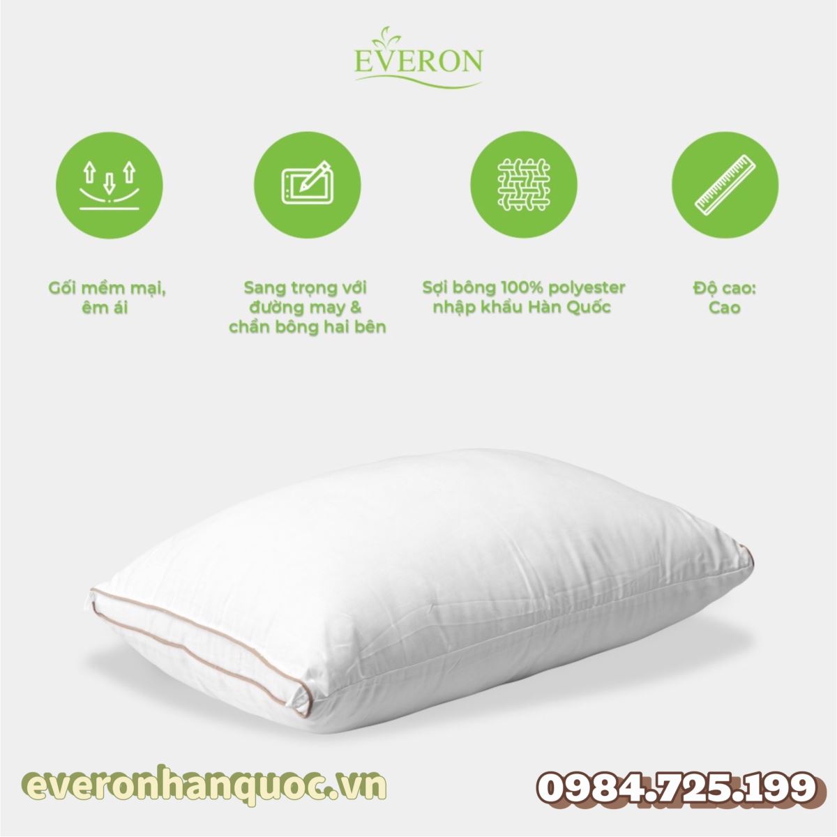 Ruột gối Everon Standard Soft